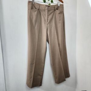 Bogari Tan Silk Blend Trouser Pant